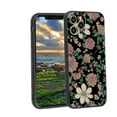 thumbnail image 1 of Compatible with iPhone 12 Pro Phone Case, Vintage-Floral-Flower05 Case Men Women, Flexible Silicone Shockproof Case for iPhone 12 Pro, 1 of 1