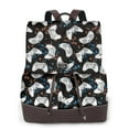 thumbnail image 1 of Easygdp Cool Gamepad Mochila de Cuero para Mujeres, Bolso de Hombro, Bolsos de Mano de Moda para Trabajo y Viajes, 1 of 4