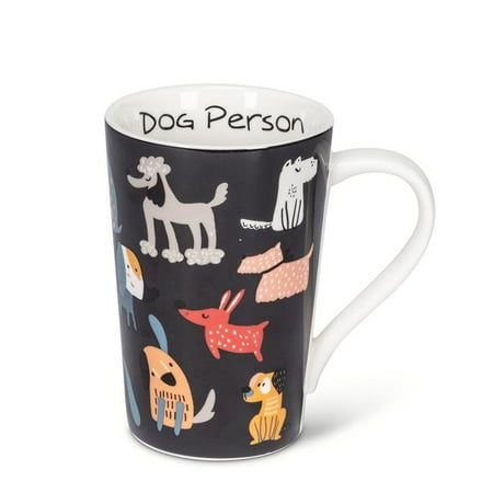 

Abbott Collections AB-27-PET-DP-MUG-042 4.5 in. Dog Person Mug Dark Grey