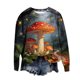 thumbnail image 4 of Xuyuer Women's Long Sleeve Hoodless Printed Casual Warm Sweatshirt, Cozy Pullover for Spring Comfort, Everyday Lounging and Seasonal Graphic Style, 4 of 5