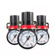 thumbnail image 2 of 1/4'' Air Pressure Regulator,Control Compressor Pump Gas Regulating Treatment Units with Gauge Adjustable AR2000 ,Long Lasting, 2 of 7