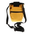 thumbnail image 2 of Rock Climbing Chalk Bag Leakage- Drawstring Bag with Adjustable Belt Drawstring Pouch Yellow Color Optional , Yellow, 18.5 x 13 cm, 2 of 6