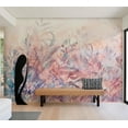 thumbnail image 5 of Botanical Wallpaper Wall Mural - Pastel Nature Memory, 5 of 5