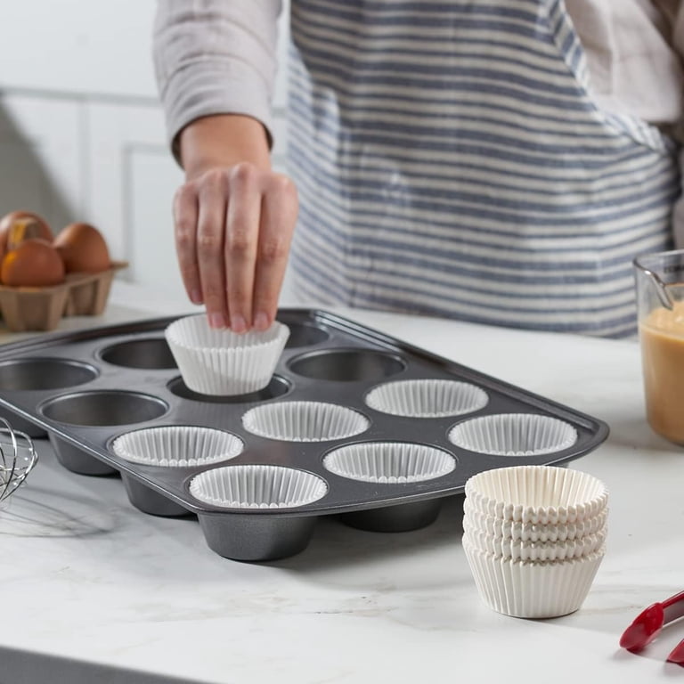 GUSTO White Cupcake Liners, 500-Pack photo 3