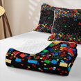 thumbnail image 4 of Erosebridal Multicolor Brick Twin Quilt Set,Cartoon Plaid Toy Print Twin Coverlet Set For Boys,2pcs, 4 of 7