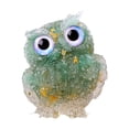 thumbnail image 4 of Estatua de búho, recuerdo, colección de animales, regalo, decoración de escritorio, mini figura de búho verde, 4 of 9