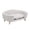 Beige, variant on Elevated Pet Sofa Bed for Small Dogs 11-25 lbs, Stylish Birch Wood Dog Couch