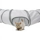 thumbnail image 3 of Túnel para gatos tipo s, gris y blanco, suministros para mascotas, túnel para gatos plegable fácil, 3 of 4