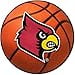 thumbnail image 3 of Louisville Cardinals NCAA Tapis de Sol Rond Basketball (29 Pouces), 3 of 4