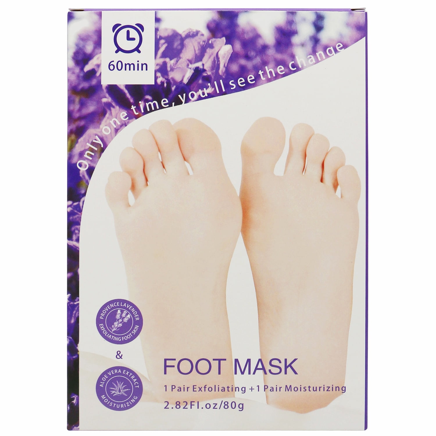 Exfoliating Foot Peel Mask 2 Pairs For Softer, Smooth Feet,Exfoliating