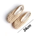 thumbnail image 2 of 1Pairs Womens Thick & Warm Slipper Socks with Non Slip Grippers - House Socks -beige, 2 of 5