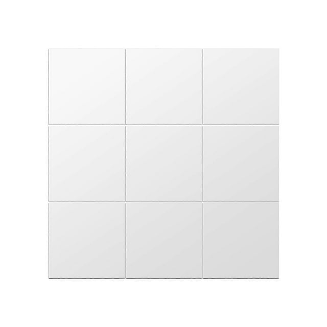 9pcs 15cm Square 3D Mirror Wall Stickers DIY Acrylic Mirror Wall Decals