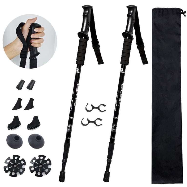 Homeya Trekking Poles, Lightweight Aluminum Hiking Sticks photo 1