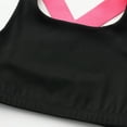 thumbnail image 5 of HaiMao Sports Bras for Girl Breathable Air Bras Comfy Cami Bras Support Athletic Bras Gym Workout Yoga Bra Black 10 Years(150), 5 of 6