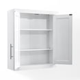 thumbnail image 3 of Crosley Furniture Savannah Armoire de Rangement Murale 3 Pcs en Blanc, 3 of 10