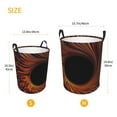 thumbnail image 5 of LNWH Laundry Basket, Abstract Spiral Swirl Pattern Foldable Laundry Hamper With Handles Waterproof, Small, 5 of 8