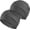 2PCS-Grey & Grey, variant on Cotton Skull Caps for Men Women Breathable Beanie Thin Sleep Hat Night Running Cap Helmet Liner for Cycling Gym