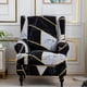 thumbnail image 1 of 2 PCS SPANDEX SHIRT IMPRESIONADA de Impresión Wingback Sillón Cubiertas de Muebles So D perfecl Funda de sofá, 1 of 8