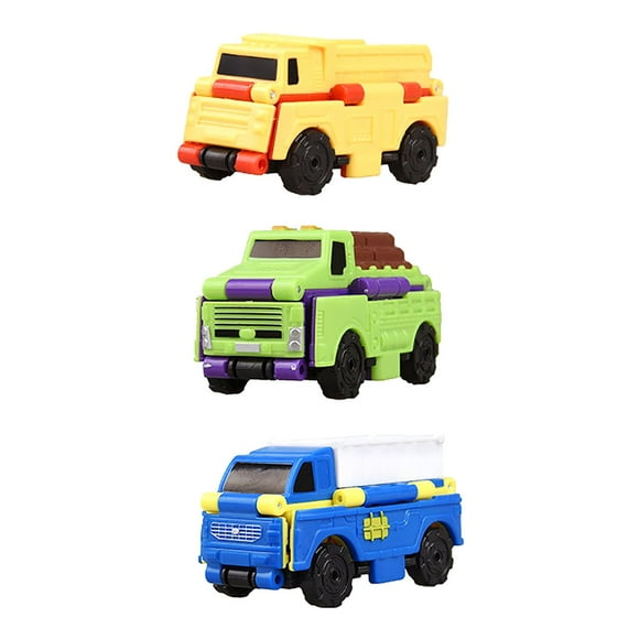 Convertible Vehicle Transforming with Realistic Details and Durable Construction for Kids Action Play and Display