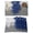 Blue, variant on Navy Blue Cement Gray Placemats Set of 4 Modern Abstract Art Blue Place Mats Indoor Wipeable Table Mats Washable Cloth Dining Table Placemats for Kitchen Holiday Party Home Decor 13x19 Inch