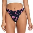 thumbnail image 1 of Balery Pink Planets And Stars Tangas de Algodón para Mujer con Estampado – Ropa Interior Sexy, Transpirable, G-string-XX-Large, 1 of 6
