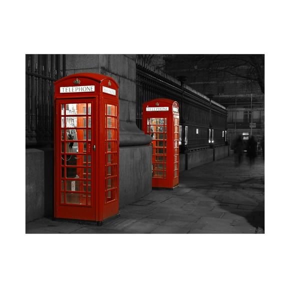 Jan Lykke 'Phone To A Ghost' Canvas Art