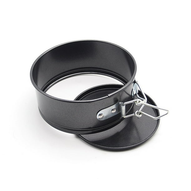 Billuyoard Molde para hornear de Metal antiadherente con fondo extraíble, moldes para pasteles de acero al carbono negro, bandeja para hornear pasteles, Almacenamiento y organización del hogar Billuyoard HA022754-00