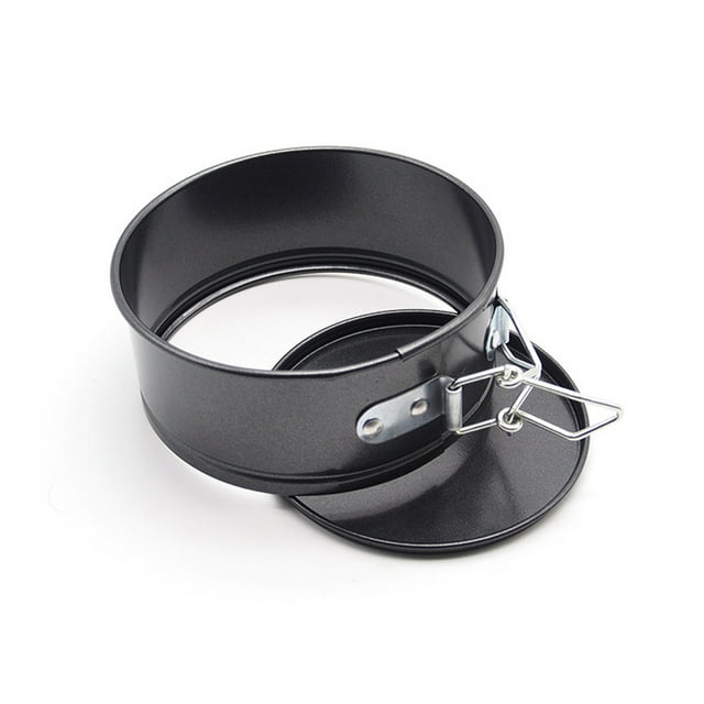 Toystoory Molde para hornear de Metal antiadherente con fondo extraíble, moldes para pasteles de acero al carbono negro, bandeja para hornear pasteles, Almacenamiento y organización del hogar Toystoory HA022754-00
