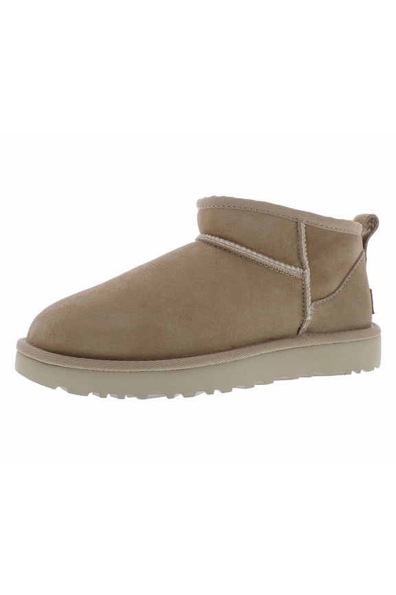 Classic Ultra Mini Boot Womens Shoes Size 9, Color: Sand