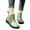 Green, variant on Women's Waterproof Ankle Rain Boots, Slip-On Chelsea Style Rubber Shoes for Outdoor and Daily Wear