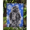 thumbnail image 3 of Carolines Treasures SC9770GF Black Standard Poodle Winter Snowflakes Flag Garden Size, 3 of 3