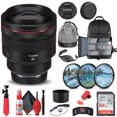 thumbnail image 1 of Canon RF 85mm f/1.2L USM Lens (3447C002) + Filter Kit + BackPack + More, 1 of 8