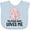 AE-Light Blue, variant on Inktastic Pink Piggies My Great Aunt Loves Me Boys or Girls Baby Bib