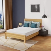 Gel Memory Foam Mattress Wave Comfort Foam Mattress 8 inch Mattress, CertiPUR-US Certified,Breathable Bed Mattress for Cooler Sleep Supportive & Pressure Relief,Removable Soft Cover,White Twin