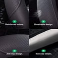 thumbnail image 4 of Xizopucy Funda Para Volante De Coche De 14,5 A 15 Pulgadas, Color Negro, Universal, De Microfibra, De Piel, Transpirable, Antideslizante, Inodoro, Accesorios Para Volantes Para Hombres Y Mujeres, 4 of 5
