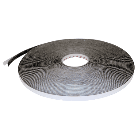 Pres-On Gasketing Foam Tape [Single-Sided, Open Cell] (P8500 Series): 1/2 in. x 100 ft. x 1/8 in. thick (Black)