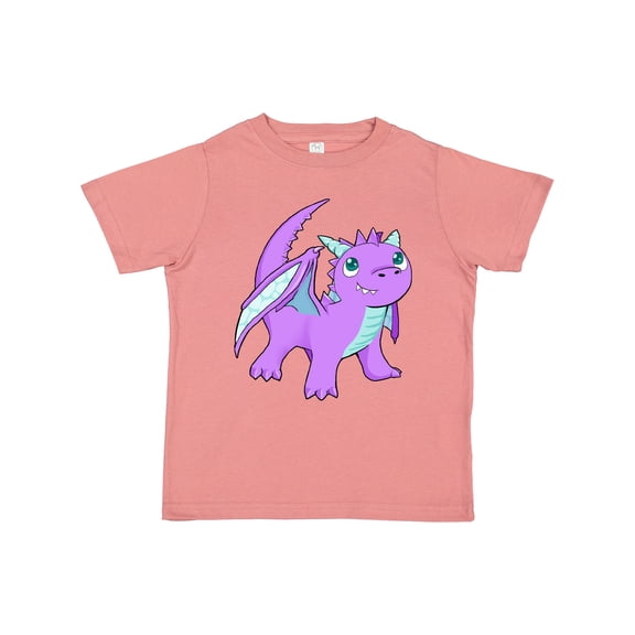 Inktastic Cute Baby Purple Dragon Boys or Girls Toddler T-Shirt