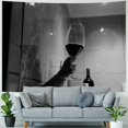 thumbnail image 4 of Orinice Wine Glass Tapestry Wall Hanging Unique Style Graphic Tapestries Home Wall Decor for Living Room Bedroom 40x30inch, 4 of 6