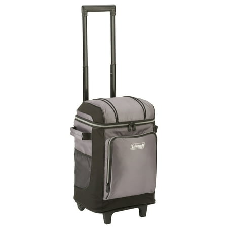 Coleman 42-Can Soft Cooler with Removable Liner & Wheels, Gray