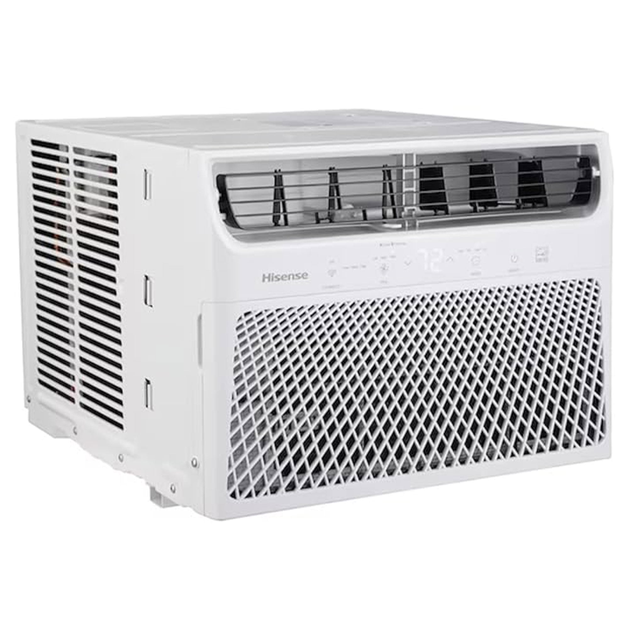 Restored GE 11,800 BTU 230V Window Air Conditioner with Heat & Remote, White (Refurbished)
