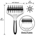 thumbnail image 4 of Orblue Pizza Dough Docker Pastry Roller with Spikes, Pizza Docking Tool for Home & Commercial Kitchen - Pizza Making Accessories that Prevent Dough from Blistering, Black, 4 of 9