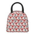 thumbnail image 1 of Fotbe Roosters Bolsa de Almuerzo con Estampado, Lonchera Aislada, Contenedor de Comida Reutilizable Tipo Cooler a Prueba de Fugas, 1 of 6
