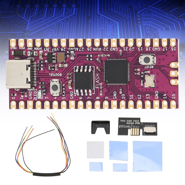 Microcontroller Board, Dual Core Professional Low Power Consumption Microcontroller Replacement Modchip Multiple Software Support for Game Console Black,White