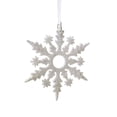 thumbnail image 2 of Xihbxyly Colgante Navideño Brillante, Adorno de Plástico Blanco, Ligero, para Árbol y Ventana, Ideal para Una Atmósfera Festiva, Fácil de Colgar, 14,9 X 12,9 X 3 Cm., 2 of 6
