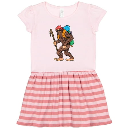 

Inktastic Bigfoot Trail Hiking Sasquatch Gift Toddler Girl Dress