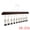 Vinatge, variant on Unique Bargains 2Pcs Wood Minimalist Hangers With 10 Clips Natural