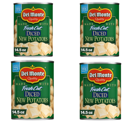 Diced Potatoes, Canned Vegetables, 14.5 oz Can (4 Pack)