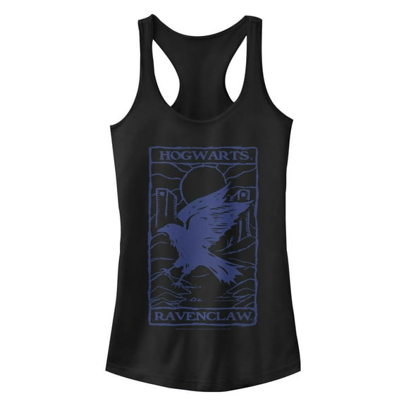 Junior's Harry Potter Ravenclaw Eagle Racerback Tank Top