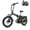 Step-over 32AH Black, variant on Wildeway Folding Electric Bike for Adults with 32Ah Battery Long Range 750W Motor 28MPH,20"x 3.0"Fat Tire Foldable EBike,7 Speeds, Snow Mountain Bike Beach Off-road Ebike with UL2849