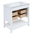 thumbnail image 2 of Fulvari 30inch Bathroom Vanity Cabinet Combo with Sink Top, Modern Free-standing Wooden Vanity, 2 of 9